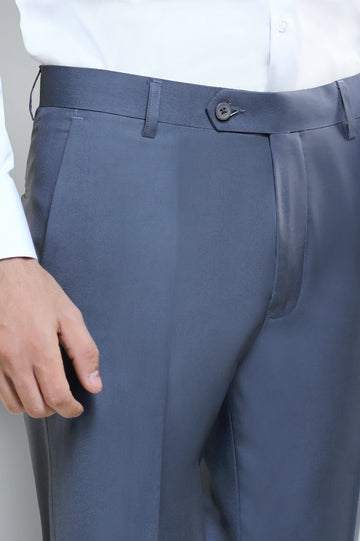 Dark Grey Smart Fit Formal Trouser