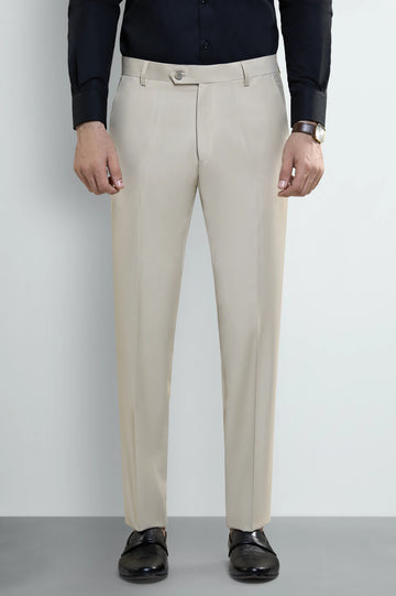 Fawn Smart Fit Formal Trouser