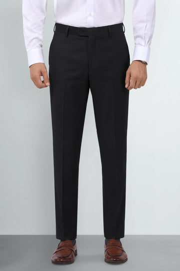 Navy Blue Smart Fit Formal Trouser