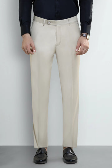 Fawn Smart Fit Formal Trouser