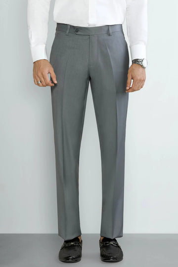 Light Grey Smart Fit Formal Trouser