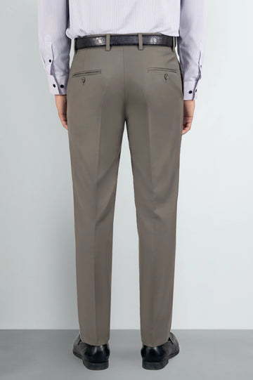 Olive Regular Fit Formal Trouser