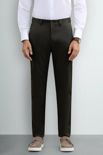 Green Smart Fit Cotton Chino