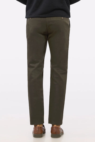 Green Smart Fit Cotton Chino From Diners