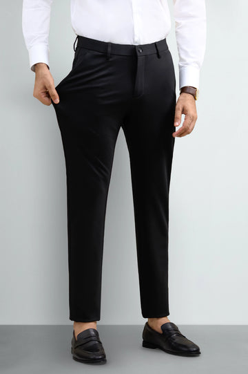 Black Stretchable Performance Pants