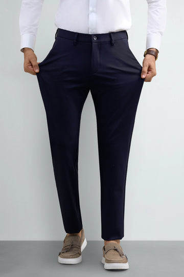 Navy Blue Stretchable Performance Pants