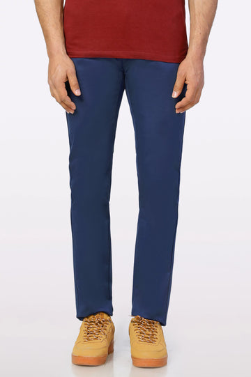Royal Blue Smart Fit Cotton Chino
