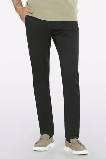Dark Green Smart Fit Cotton Chino