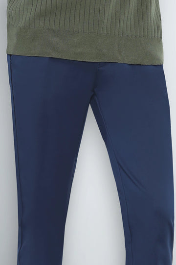 Royal Blue Smart Fit Cotton Chino