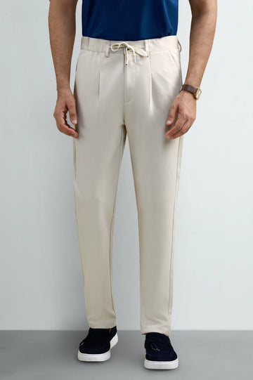 Fawn Smart Fit Casual Trouser
