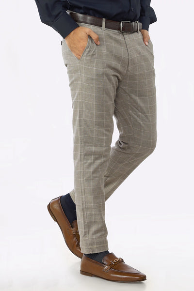 Beige Smart Fit Cotton Chino From Diners
