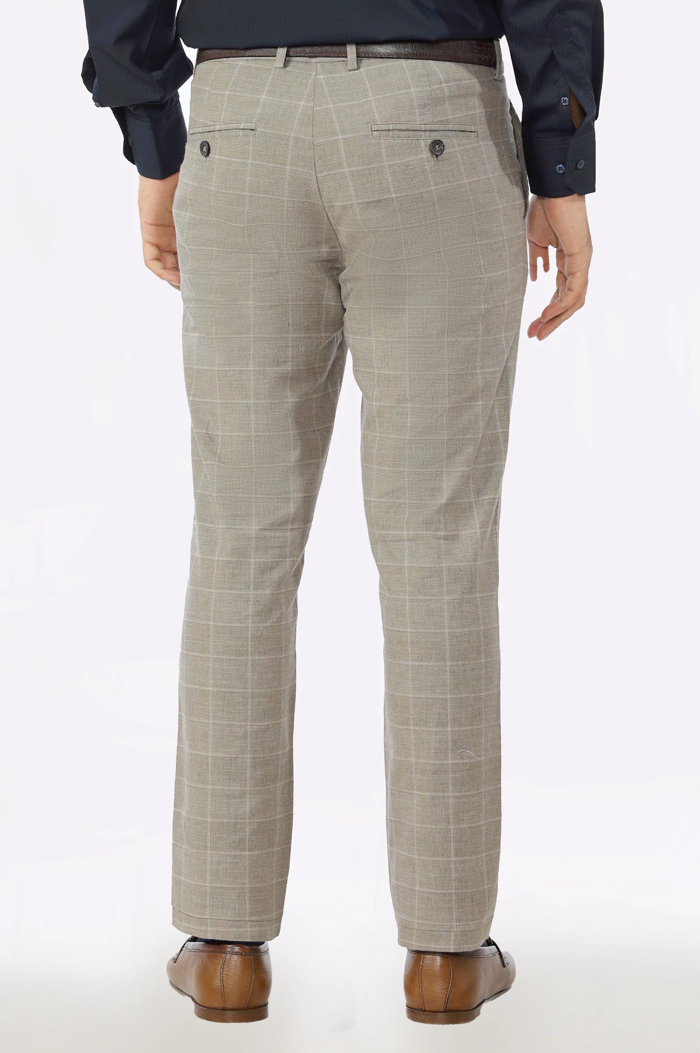 Beige Smart Fit Cotton Chino From Diners