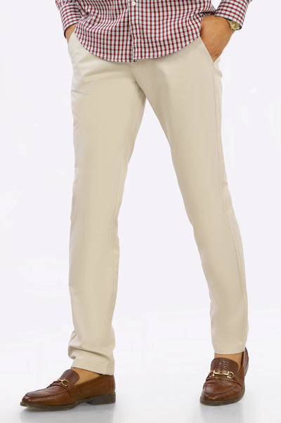 Beige Smart Fit Cotton Chino From Diners