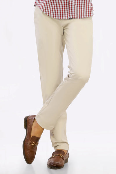 Beige Smart Fit Cotton Chino From Diners