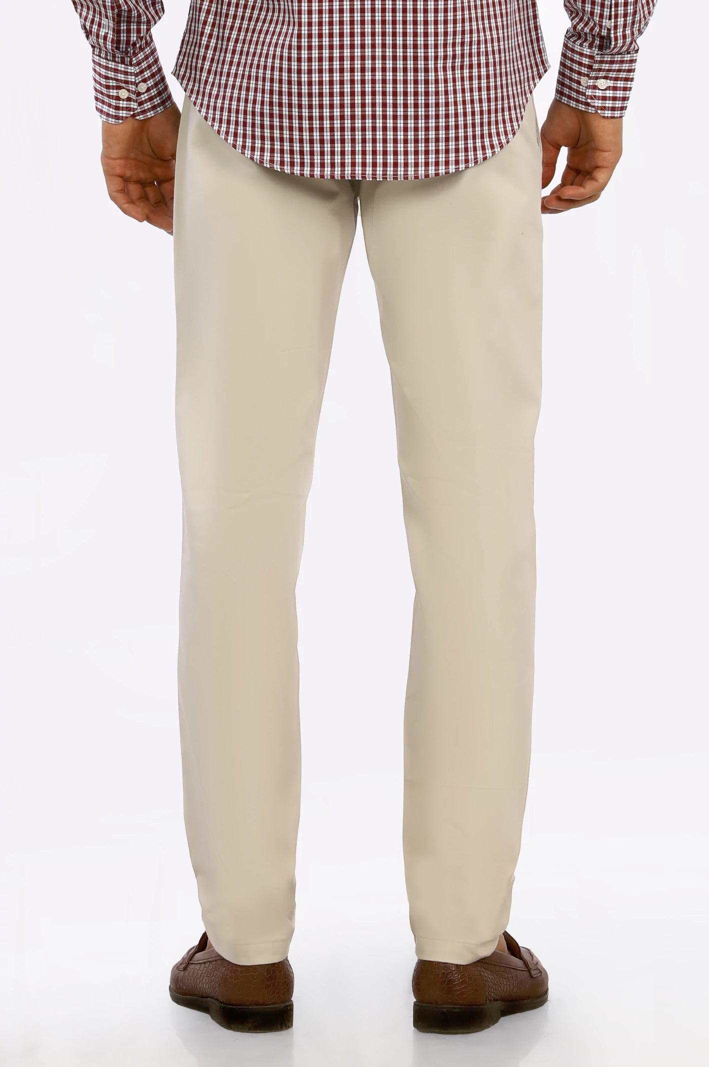 Beige Smart Fit Cotton Chino From Diners