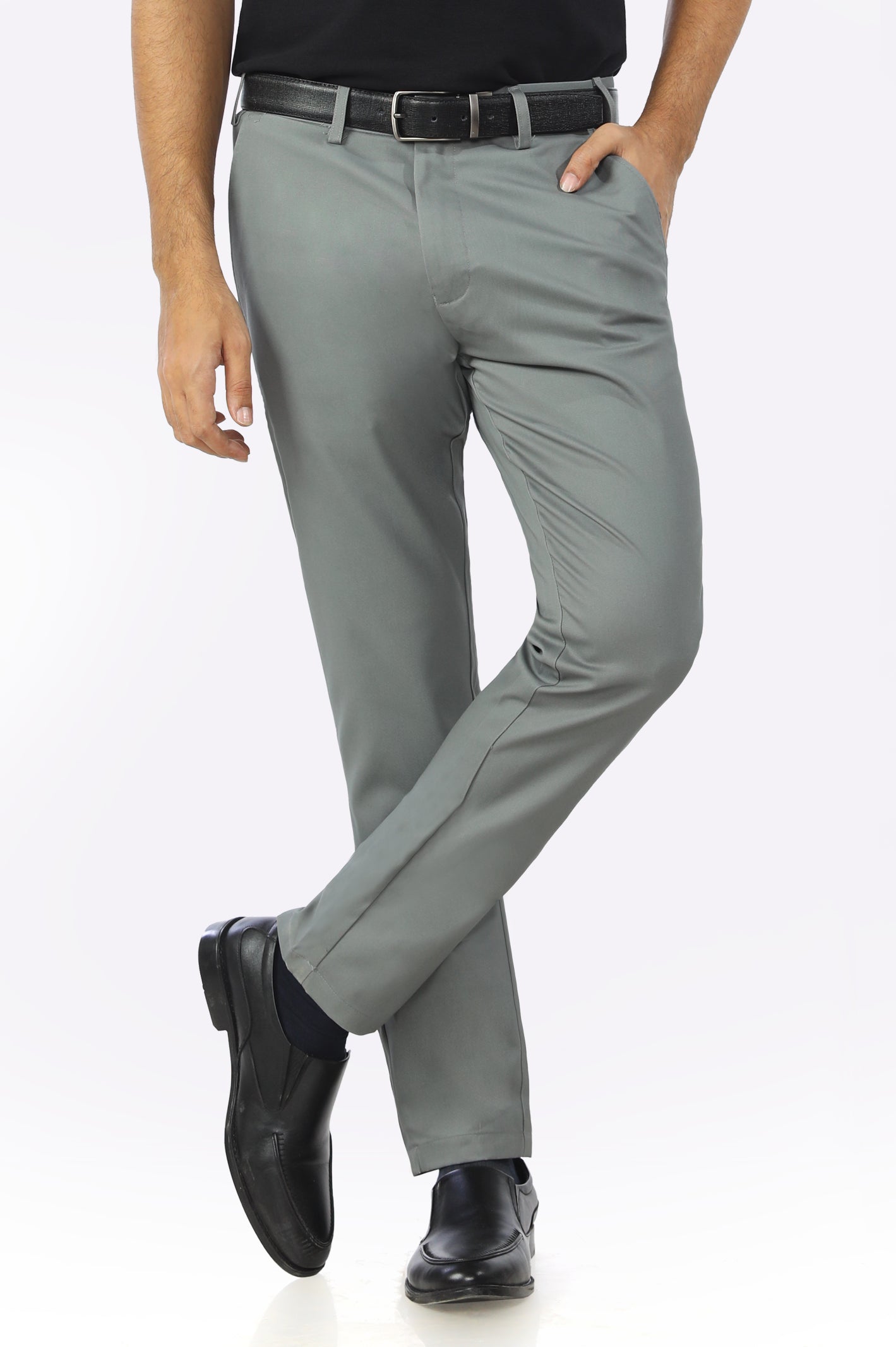 Charcoal Smart Fit Cotton Chino – Diners Pakistan