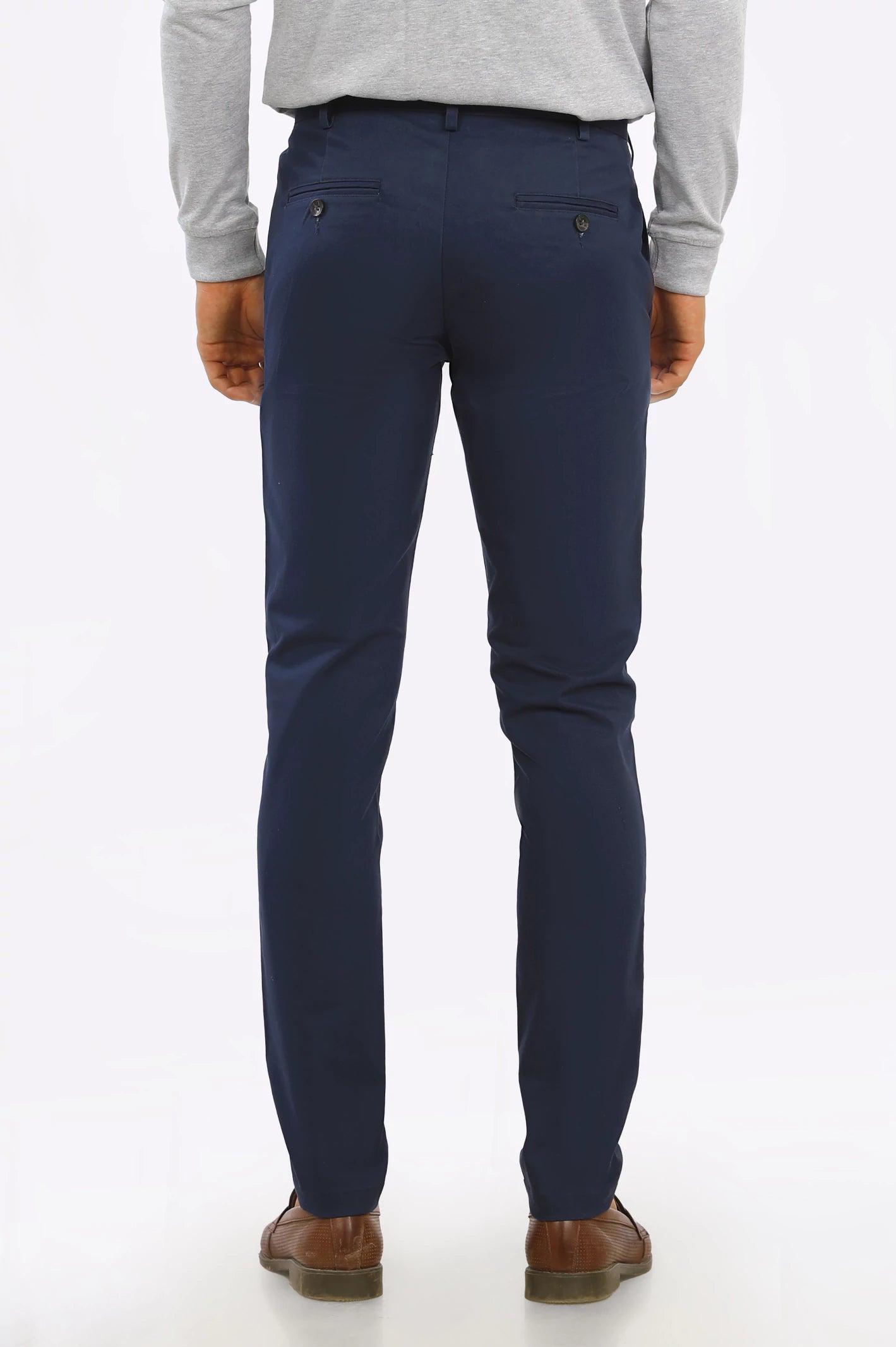 Navy Blue Smart Fit Cotton Chino From Diners