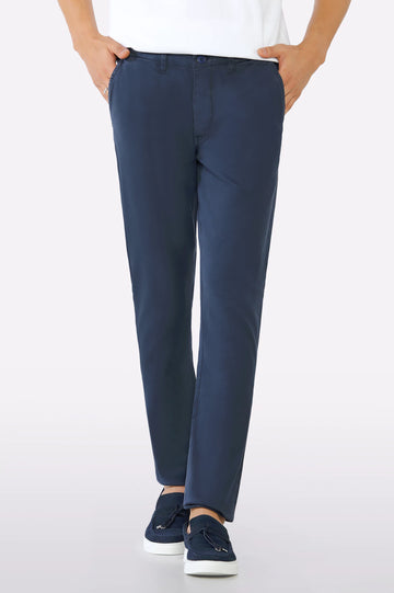 Navy Smart Fit Cotton Chino
