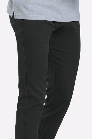 Dark Grey Smart Fit Cotton Chino