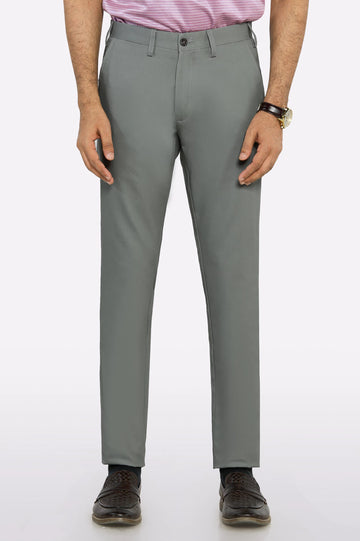 Charcoal Smart Fit Cotton Chino