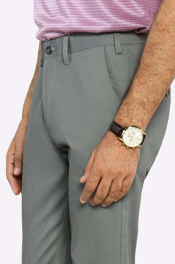 Charcoal Smart Fit Cotton Chino