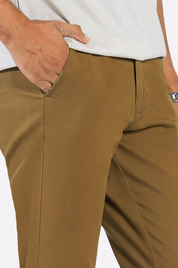 Camel Smart Fit Cotton Chino