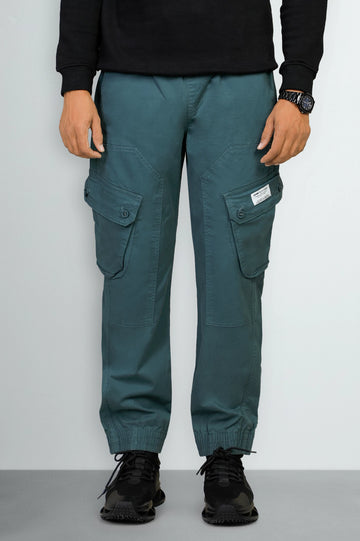 Teal Smart Fit Cargo Pants