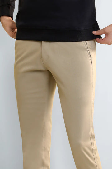 Light Khaki Cotton Chino