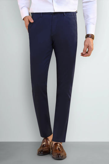 Navy Blue Cotton Chino