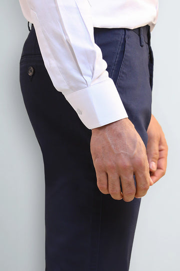 Navy Blue Cotton Chino