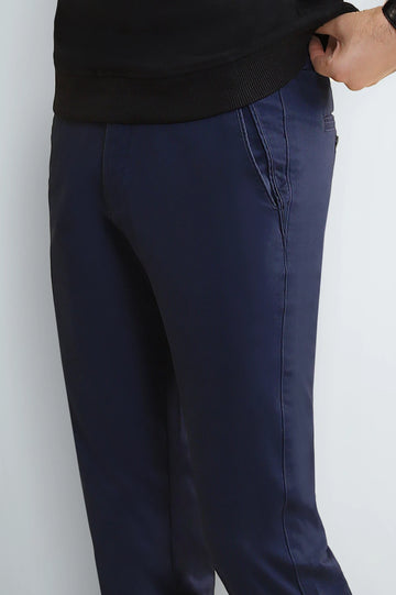 Navy Blue Cotton Chino