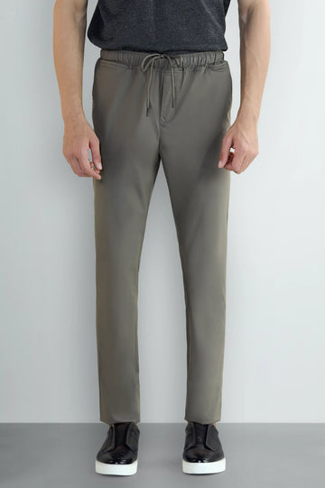 Medium Brown Smart Fit Cotton Chino