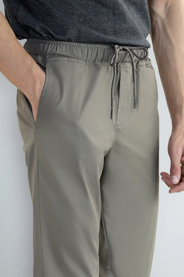 Medium Brown Smart Fit Cotton Chino