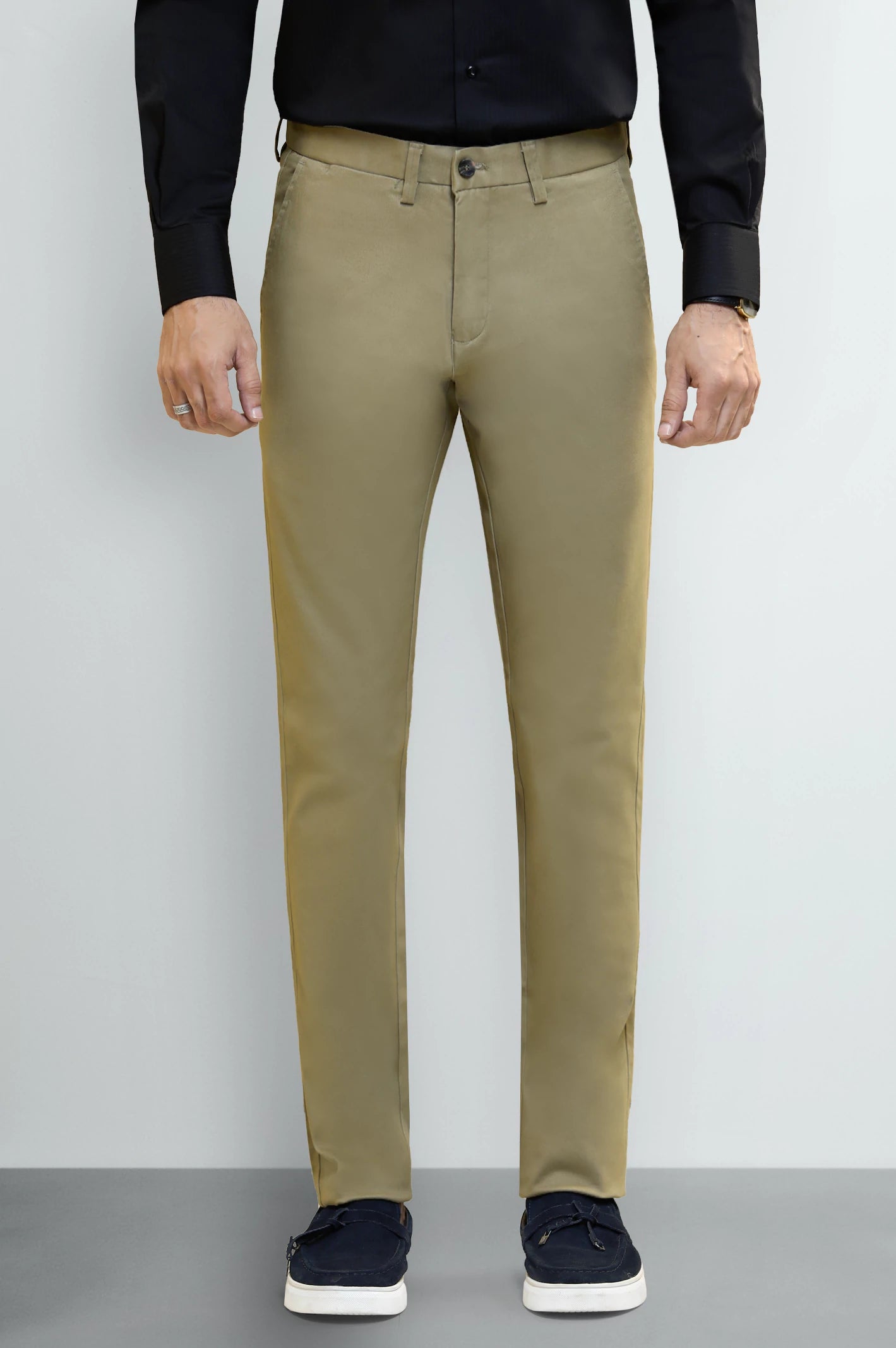 Light Khaki Smart Fit Cotton Chino – Diners Pakistan