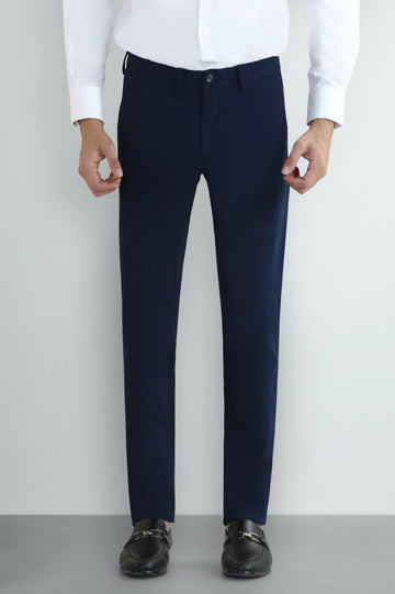 Royal Blue Smart Fit Cotton Chino