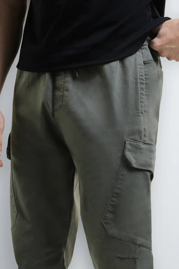 Olive Smart Fit Cargo Pants