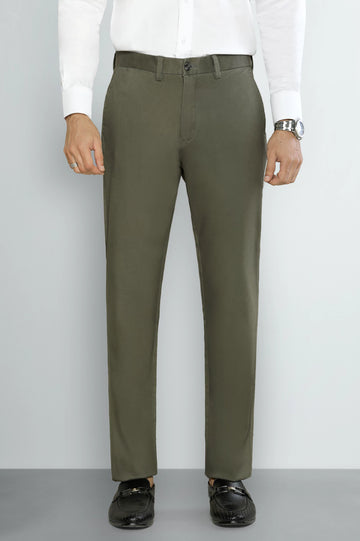 Olive Cotton Chino