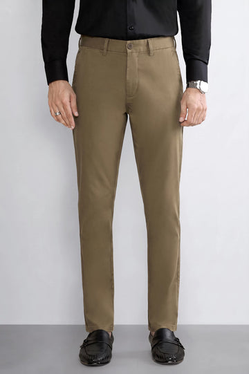 Camel Smart Fit Cotton Chino