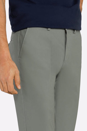 Charcoal Smart Fit Cotton Trouser