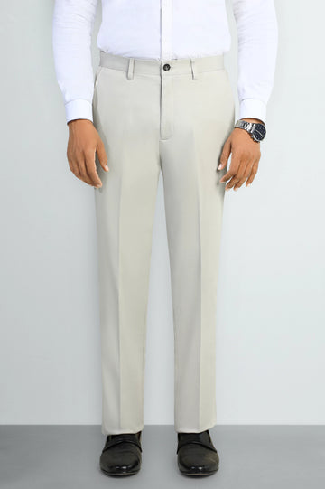 Stone Smart Fit Cotton Trouser