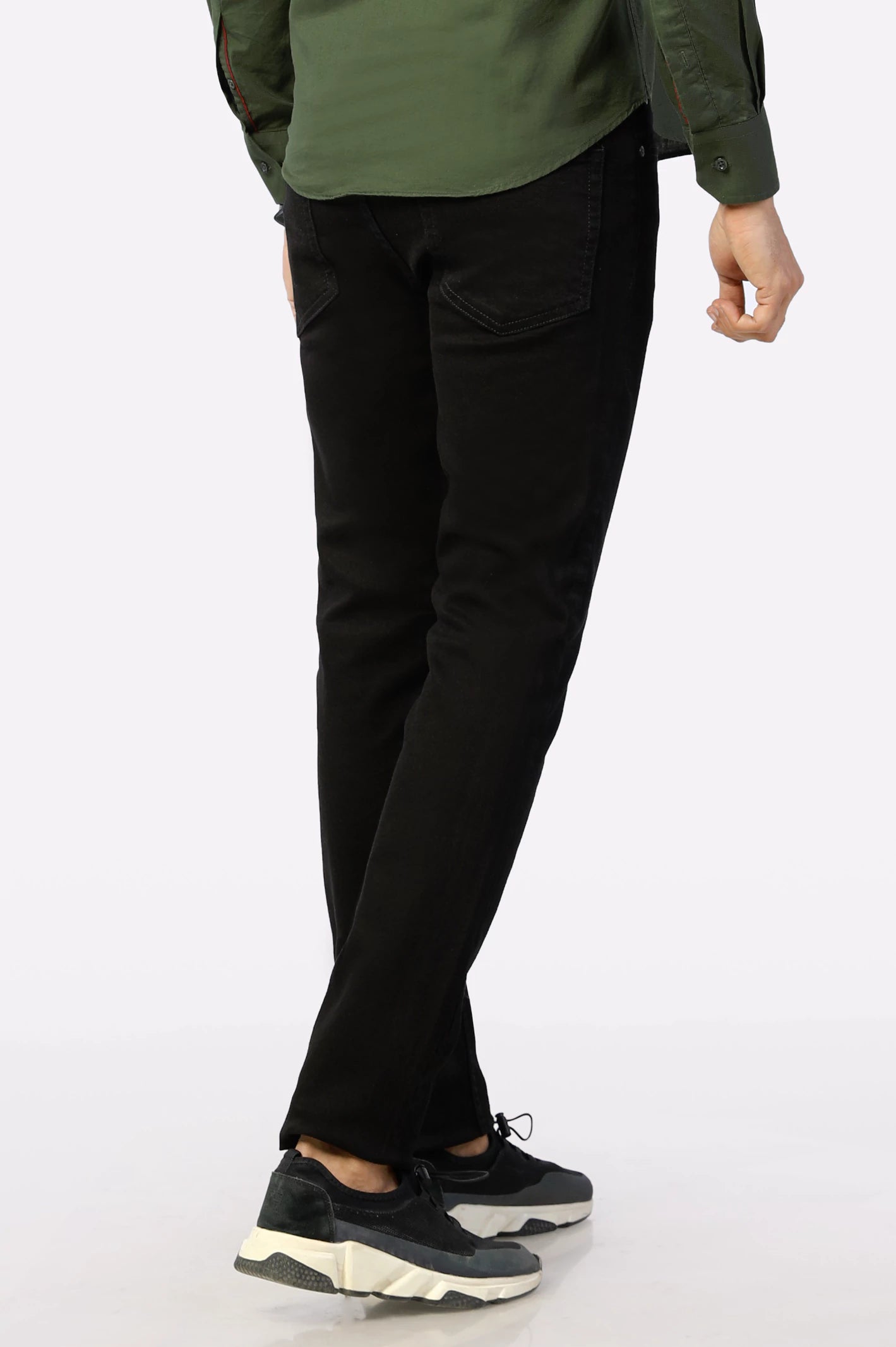 Jet Black Smart Fit Jeans From Diners