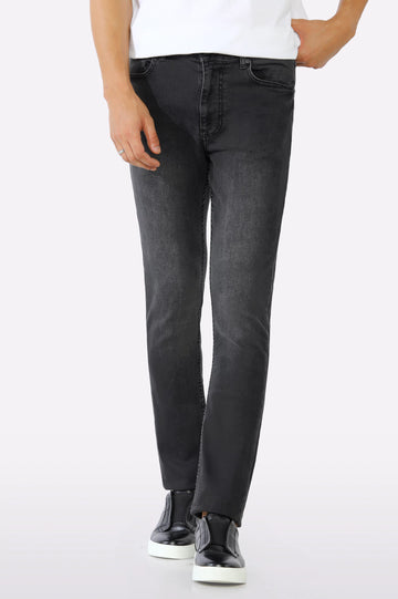Dark Grey Slim Fit Jeans