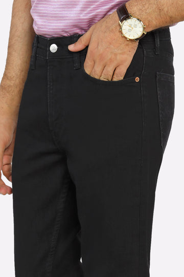 Black Modern Slim Fit Jeans
