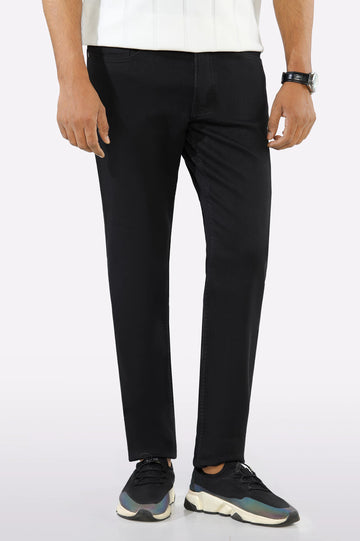 Black Modern Slim Fit Jeans