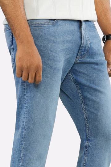 Medium Blue Modern Slim Fit Jeans