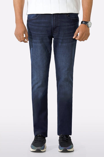 Dark Blue Modern Slim Fit Jeans