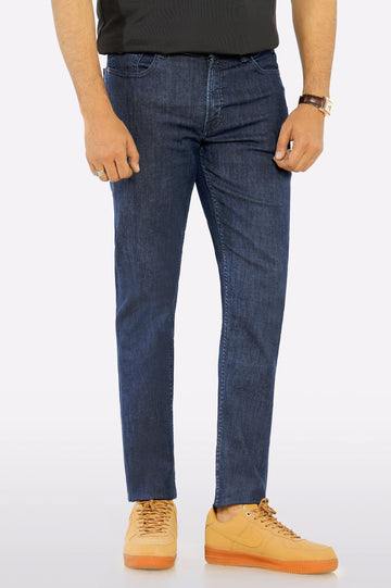 Dark Blue Modern Slim Fit Jeans