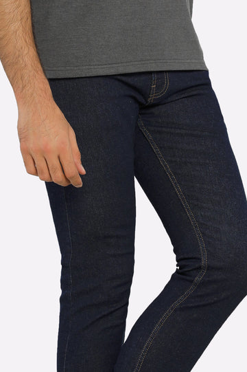 Blue Tailored Slim Fit Jeans