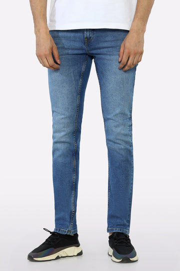 Medium Blue Tailored Fit Jeans