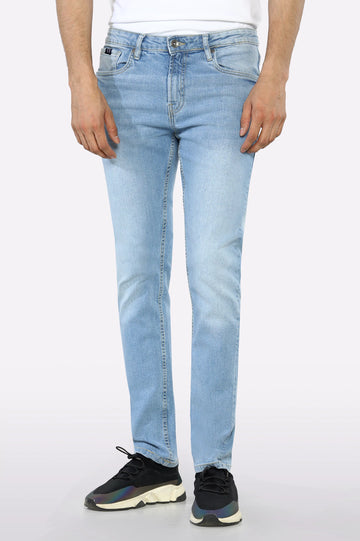 Light Blue Tailored Fit Jeans